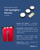 Skateboard Deck Display Case Cabinet - 44"