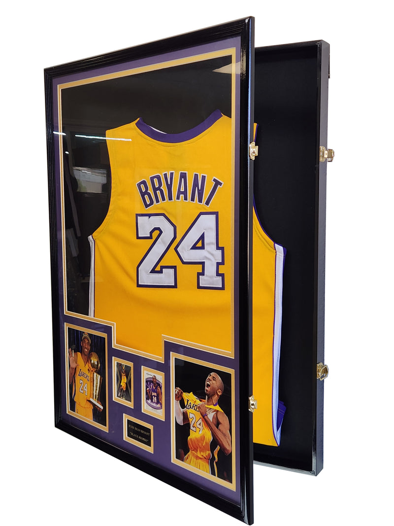 XL Jersey Display Case Cabinet Shadowbox (w/ Double Matting)