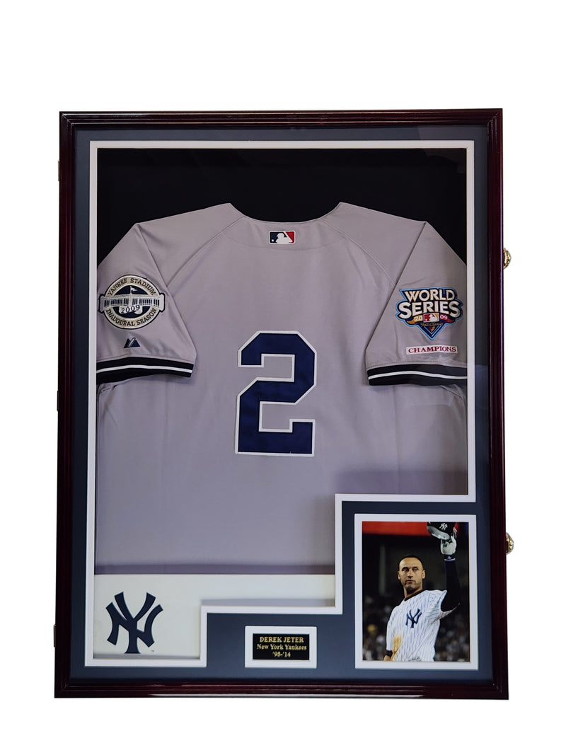 XL Jersey Display Case Cabinet Shadowbox (w/ Double Matting)