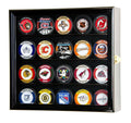 20 Hockey Puck Display Case Cabinet - sfDisplay.com