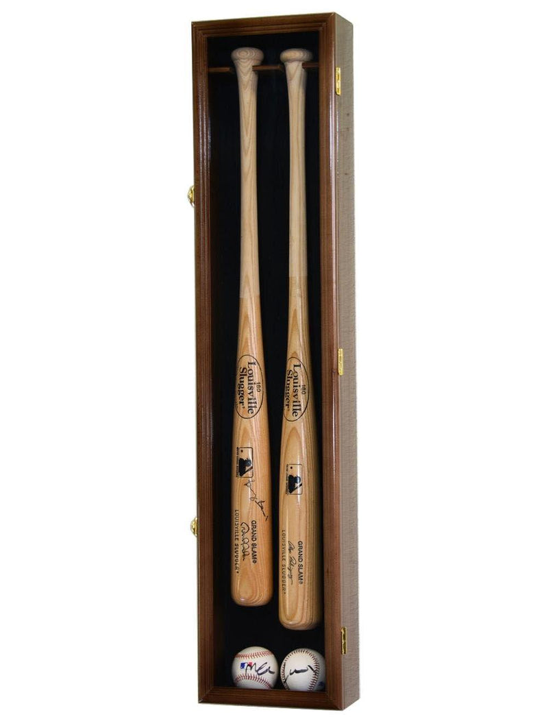 2 Baseball Bat Display Case Cabinet - sfDisplay.com