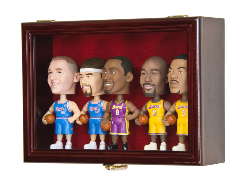 Small Bobblehead Figurine Display Case Cabinet - sfDisplay.com