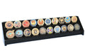 2 Row Challenge Coin / Casino Chip Display Rack - sfDisplay.com