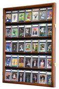 35 Graded Sport/Collectible Trading Card Display Case Cabinet - sfDisplay.com