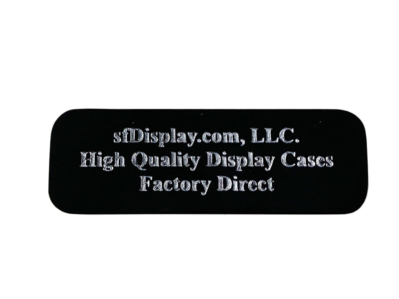 3x1 Engraving Plate with 3 lines of text - sfDisplay.com