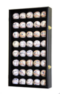 40 Baseball Ball Display Case Cabinet - sfDisplay.com