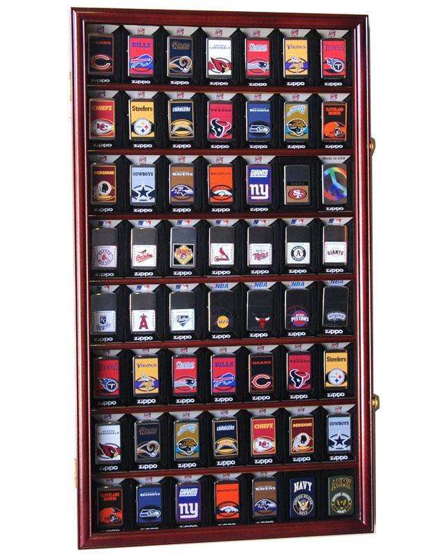 48 Zippo Lighter Display Case Cabinet (for displaying in retail box) - sfDisplay.com