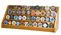 4 Row Challenge Coin / Casino Chip Display Rack - sfDisplay.com