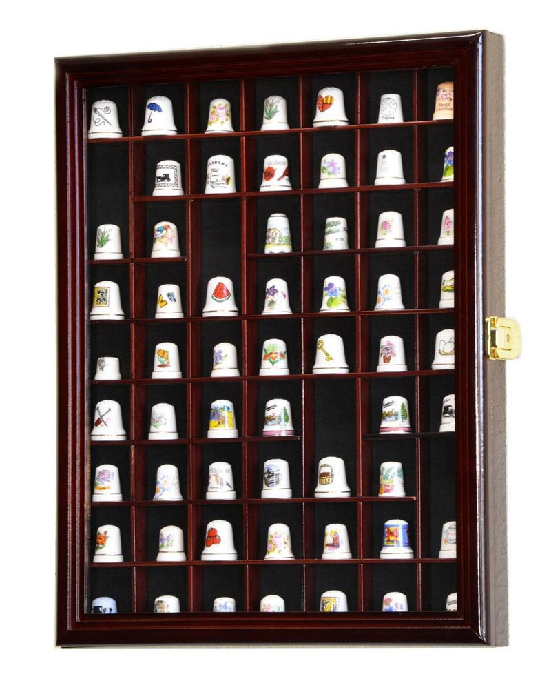 59 Opening Thimble / Small Miniature Display Case Cabinet - sfDisplay.com