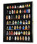 70 Lego Men Miniatures / Legos / Minifigures Display Case Cabinet - sfDisplay.com