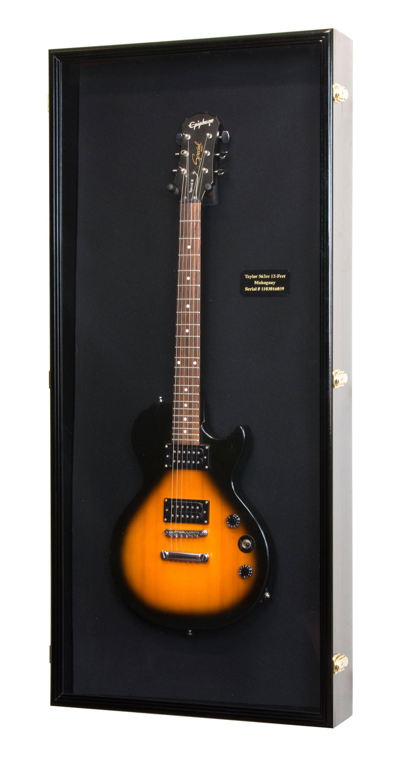 Electric Guitar Display Case Cabinet - sfDisplay.com