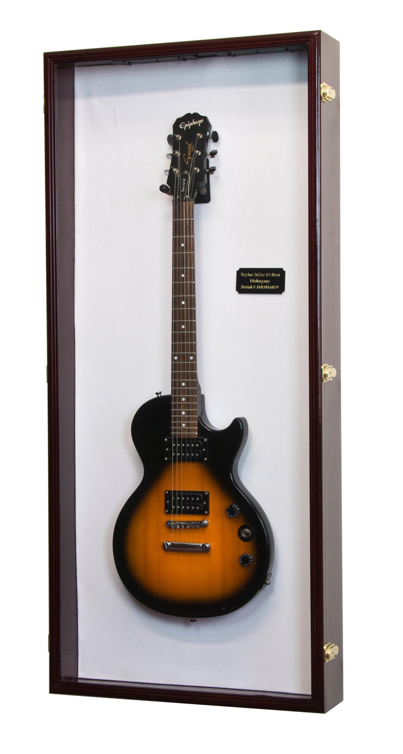 Electric Guitar Display Case Cabinet - sfDisplay.com