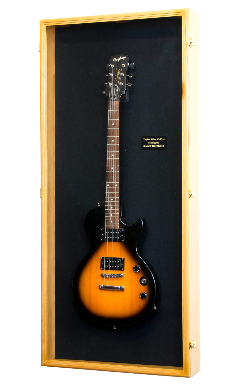 Electric Guitar Display Case Cabinet - sfDisplay.com