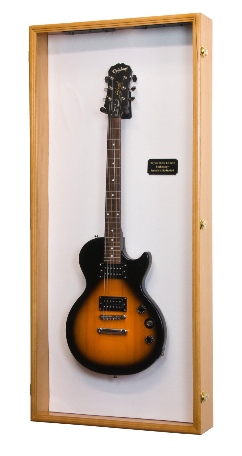 Electric Guitar Display Case Cabinet - sfDisplay.com