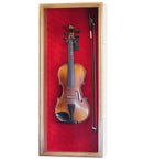 Violin Display Case Cabinet Wall Rack - sfDisplay.com
