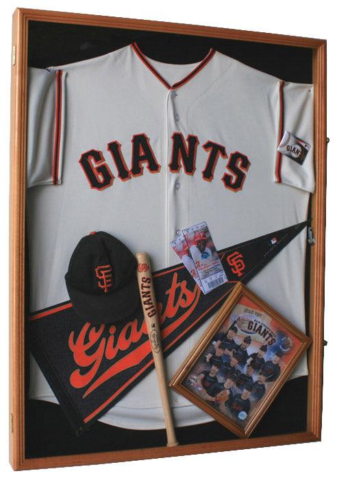 X-Large Jersey Display Case Cabinet Shadowbox - sfDisplay.com