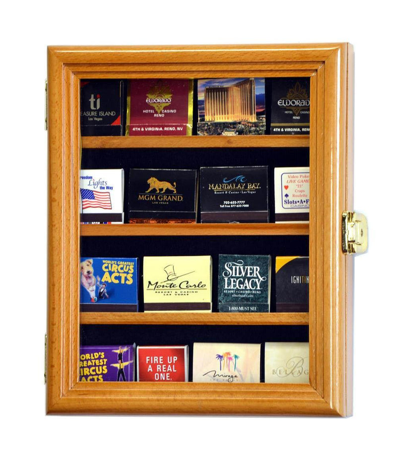 20 Matches Matchbook Display Case Cabinet - sfDisplay.com