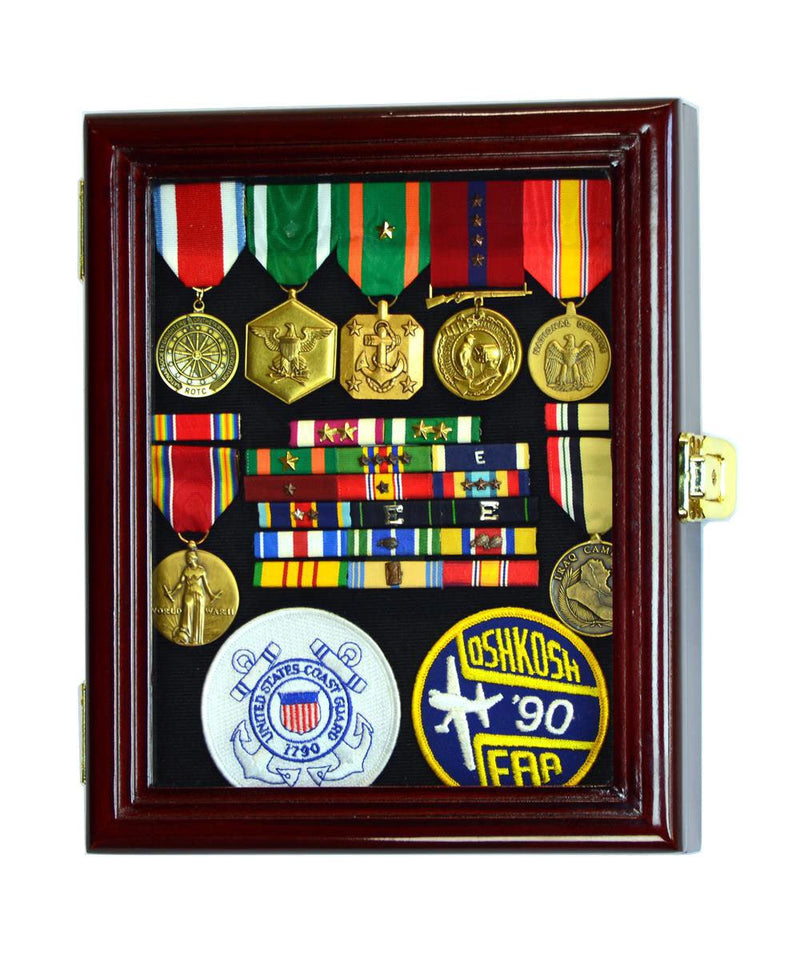 XS Military Medals, Pins, Patches, Insignia, Ribbons Display Case Cabinet - sfDisplay.com