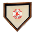 Baseball Home Plate Base Display Case Cabinet (Full-Size MLB) - sfDisplay.com